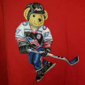 Polo Ralph Lauren teddy sweatshirt (hockey bear)
